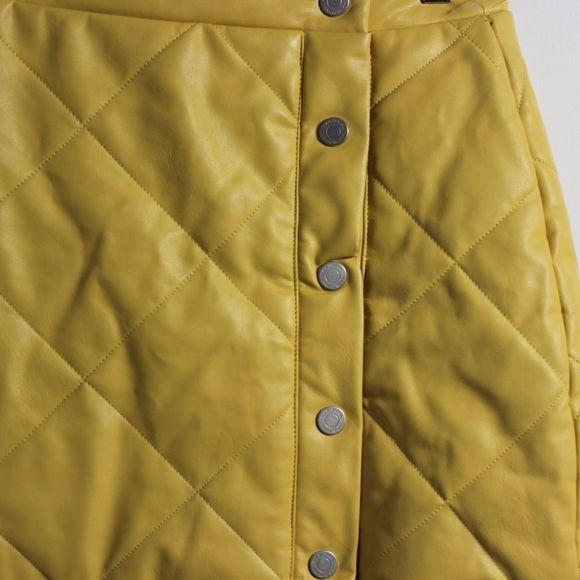 Yellow Quilted Kids Skirt - Picture 7 of 13